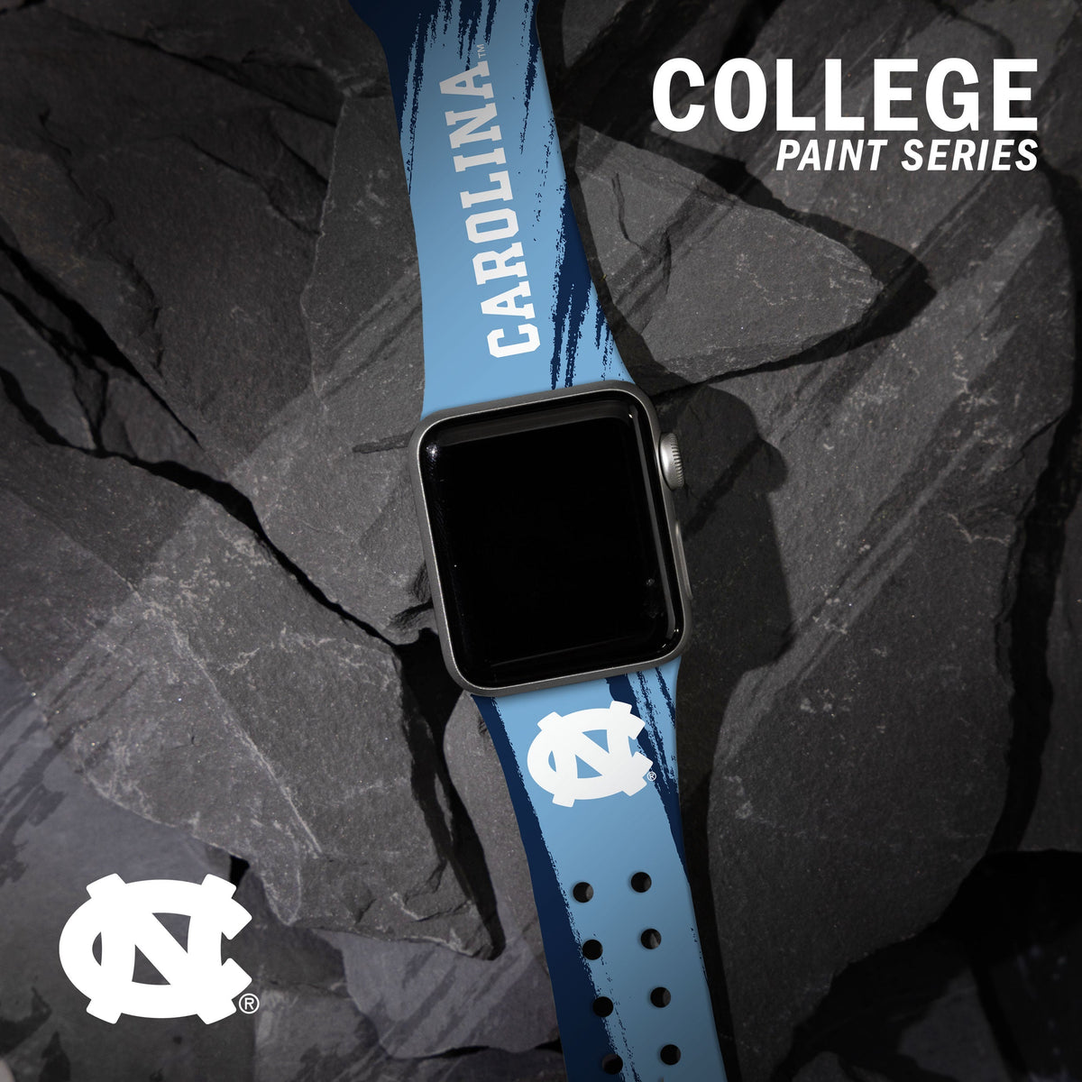 North Carolina Tar Heels HD Apple Watch Band