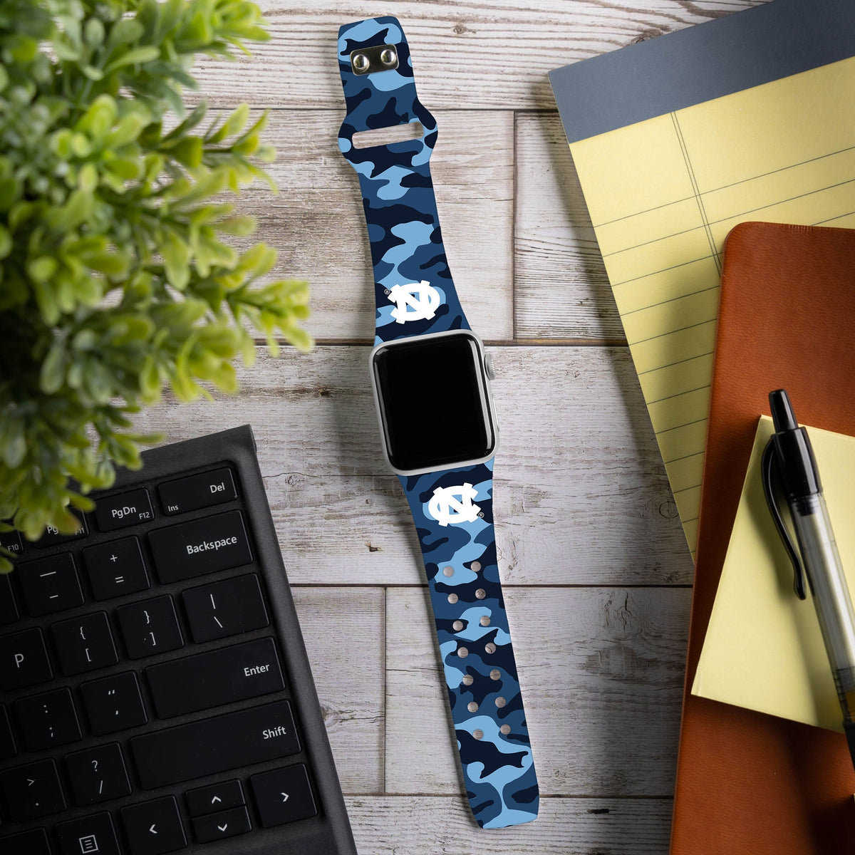 North Carolina Tar Heels HD Apple Watch Band