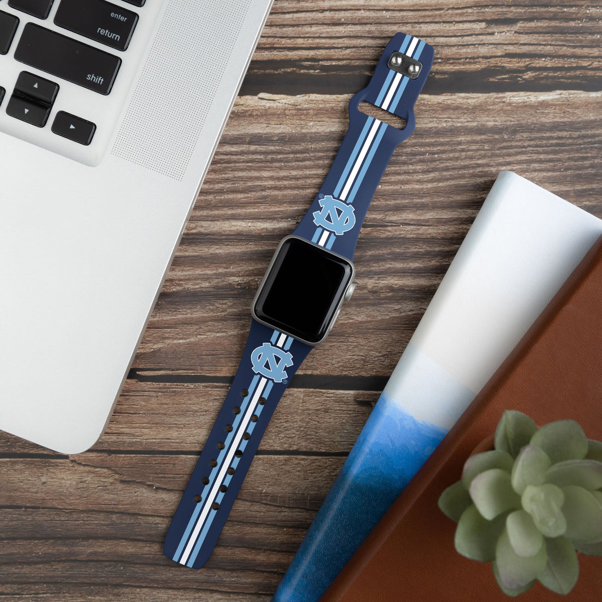 North Carolina Tar Heels HD Apple Watch Band