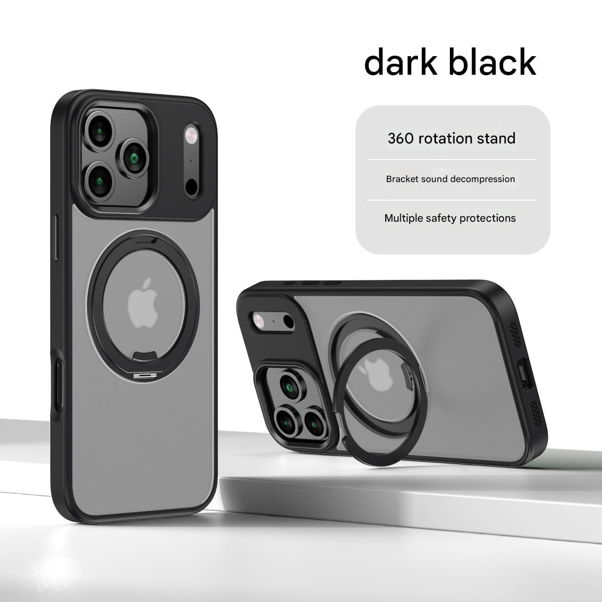 Suitable for Apple 14/15/16/17 Plus/Air/Pro/Max Magnetic Gear Holder Phone Case