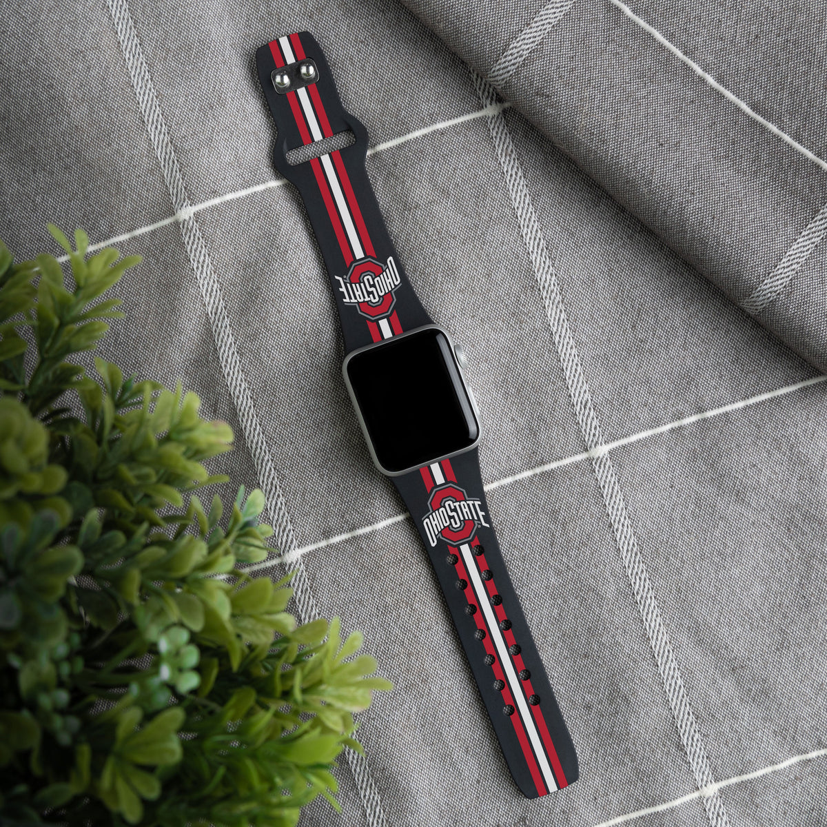 Ohio State Buckeyes HD Apple Watch Band