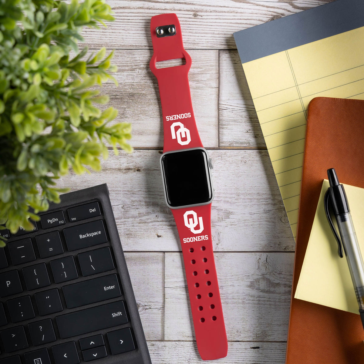 Oklahoma Sooners HD Apple Watch Band