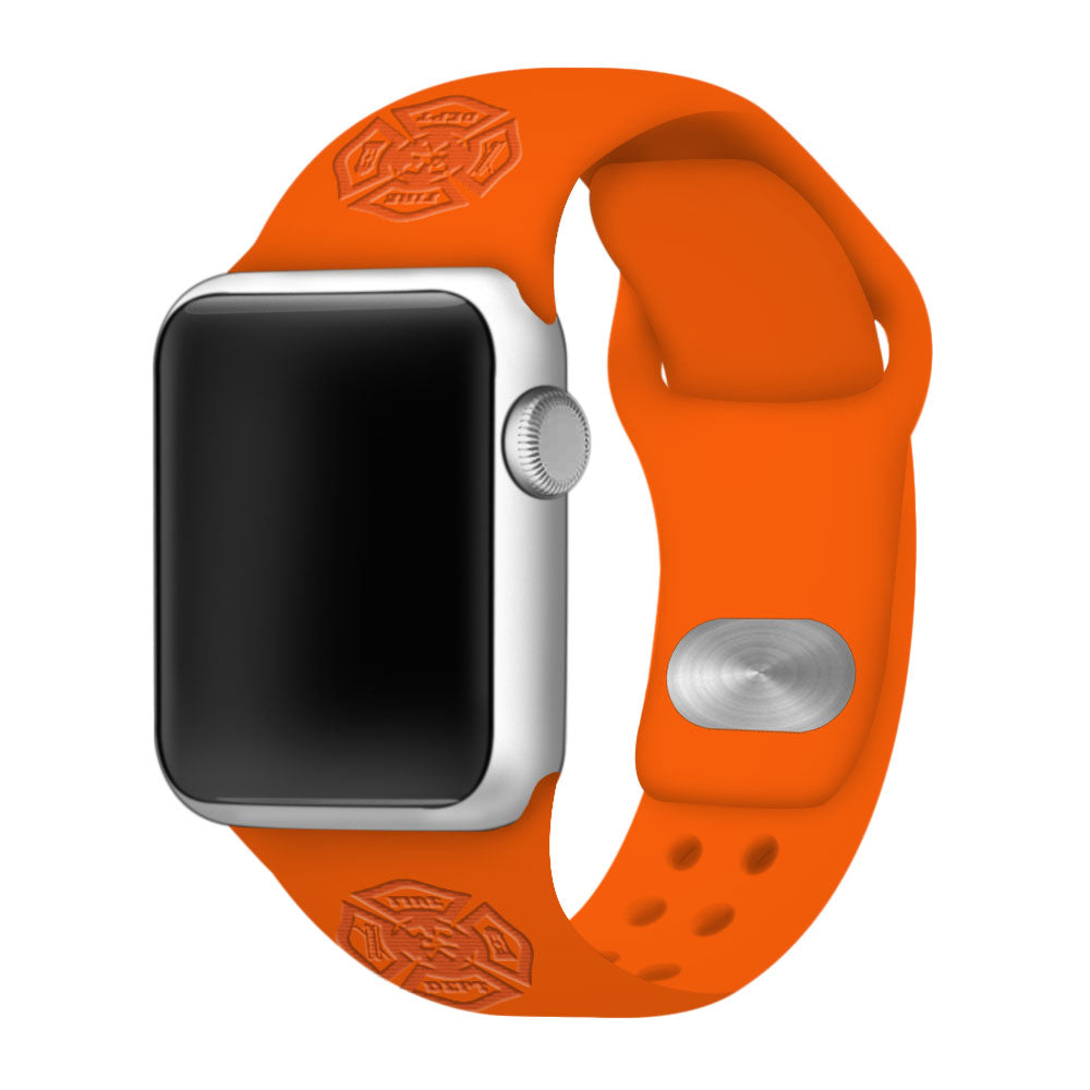 Firefighter First Responder Engraved  Apple Watch Band