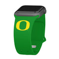 Oregon Ducks Apple Watch Band - Arleathercraft 38/40/41mm(42mm Series 10) / Clover