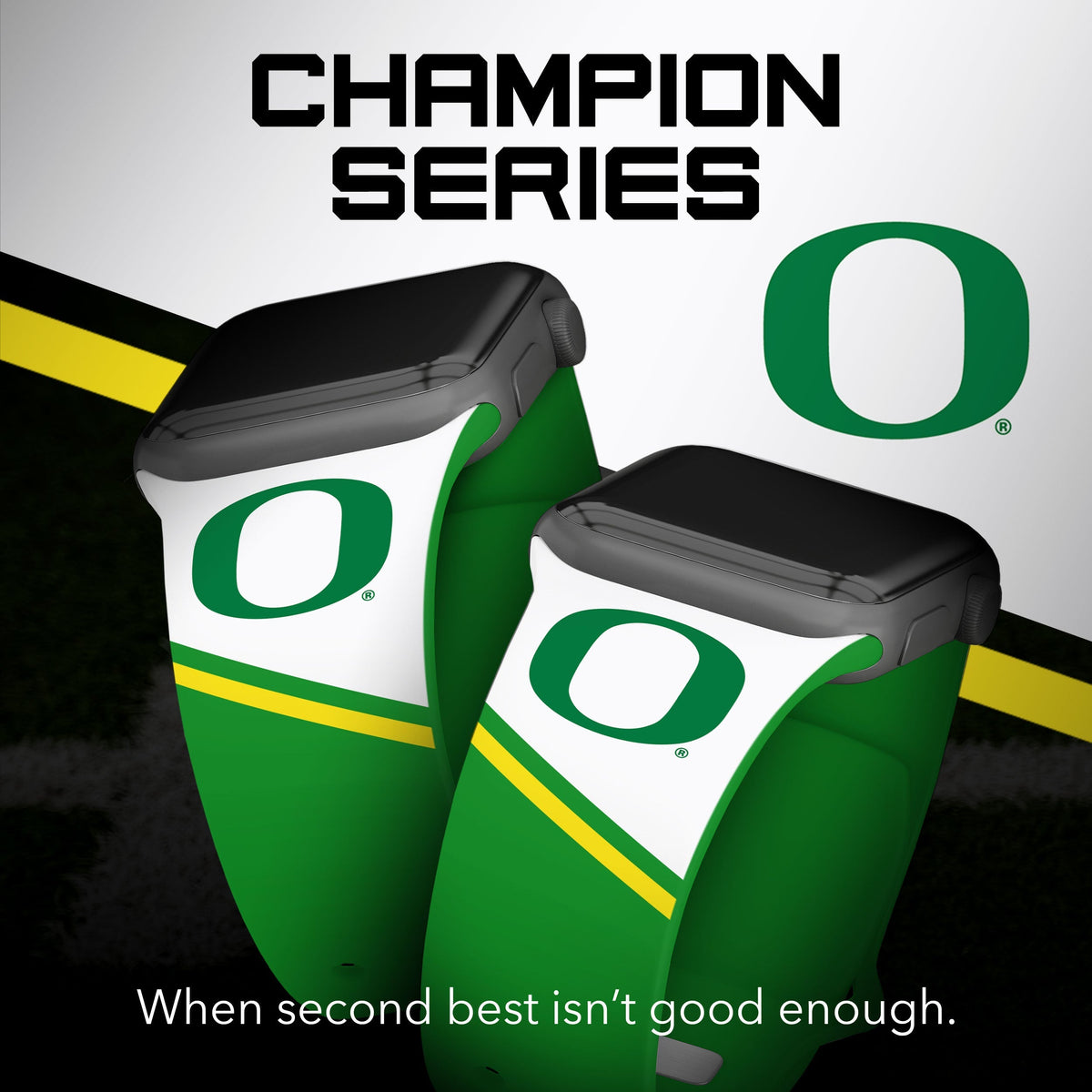 Oregon Ducks HD Apple Watch Band