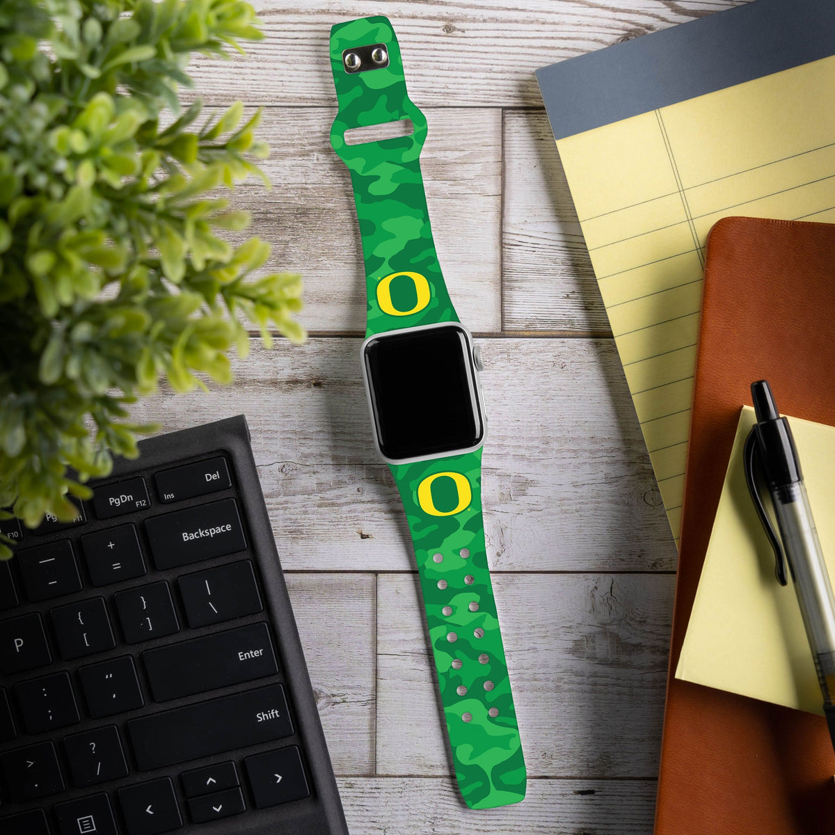 Oregon Ducks HD Apple Watch Band