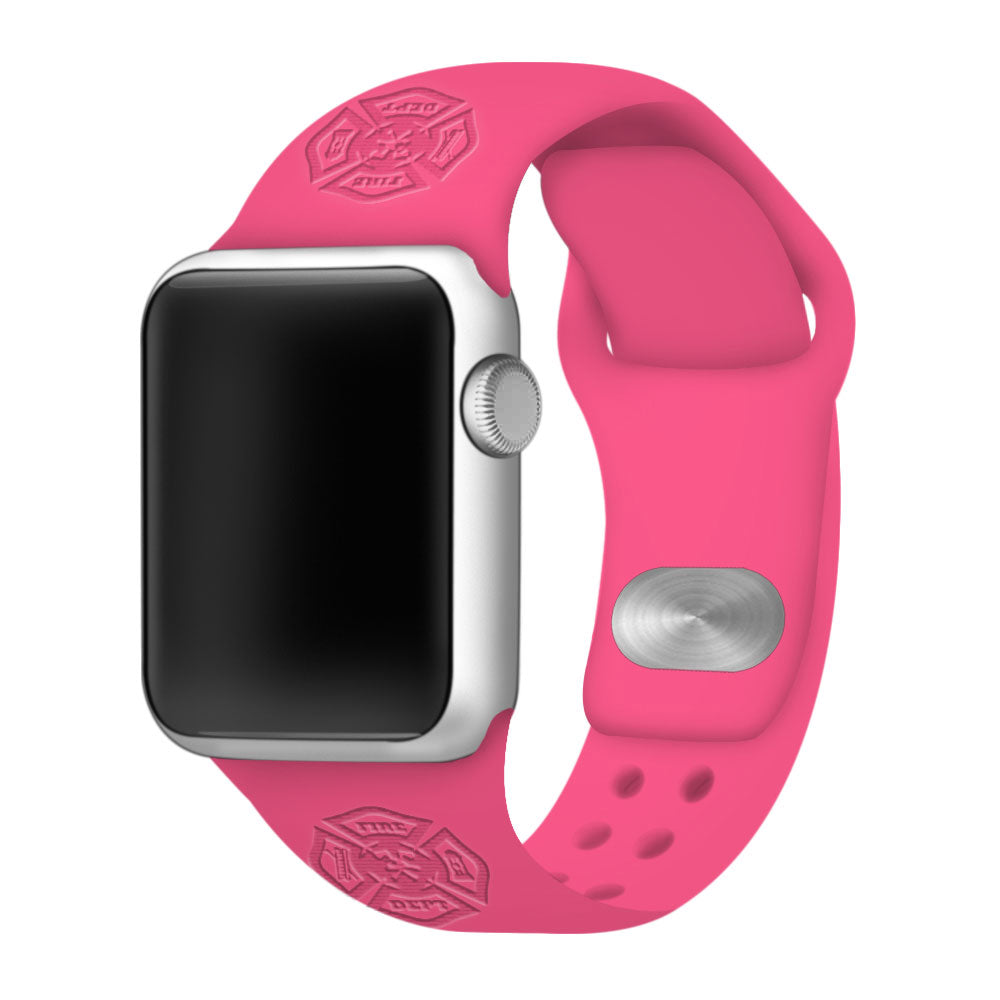 Firefighter First Responder Engraved  Apple Watch Band