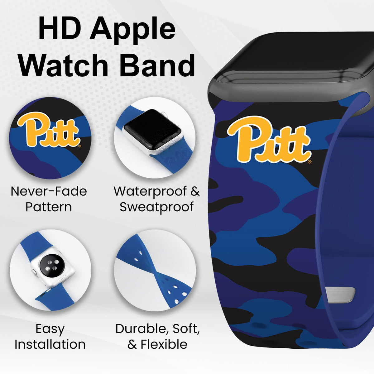 Pittsburgh Panthers HD Apple Watch Band