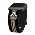 Purdue Boilermakers HD Apple Watch Band - Arleathercraft Stripes / 38/40/41mm(42mm Series 10) / Short
