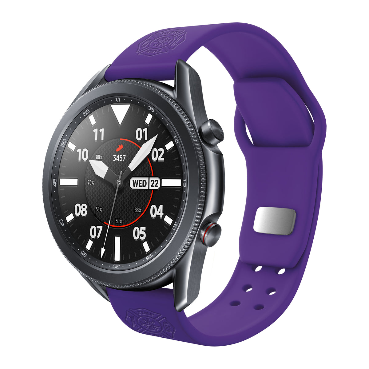 Firefighter First Responder  Watchband for Samsung, Garmin, Fossil, and More for Samsung, Garmin, Fossil, and More