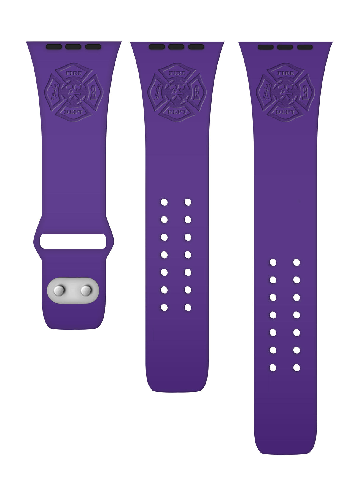 Firefighter First Responder Engraved  Apple Watch Band