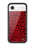 Meow | Red iPhone Case - Arleathercraft iPhone Air