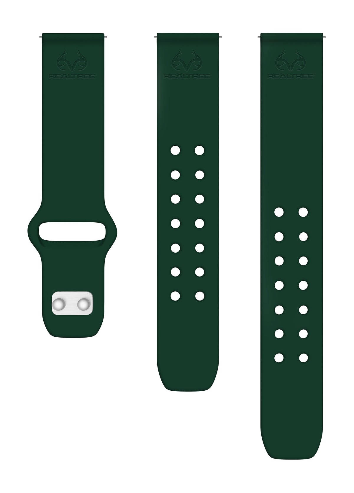 Realtree Engraved Silicone Watchband for Samsung, Garmin, Fossil, and More for Samsung, Garmin, Fossil, and More
