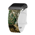 Realtree EDGE Camo Silicone Apple Watch Band - Arleathercraft 38/40/41mm(42mm Series 10) / EDGE™ Camo
