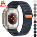 Nylon Loop Wave Strap for Apple Watch – Ultra 3/2 49mm, Series 11/10/9/8/7/6/SE 46/45/44/42/41/40mm