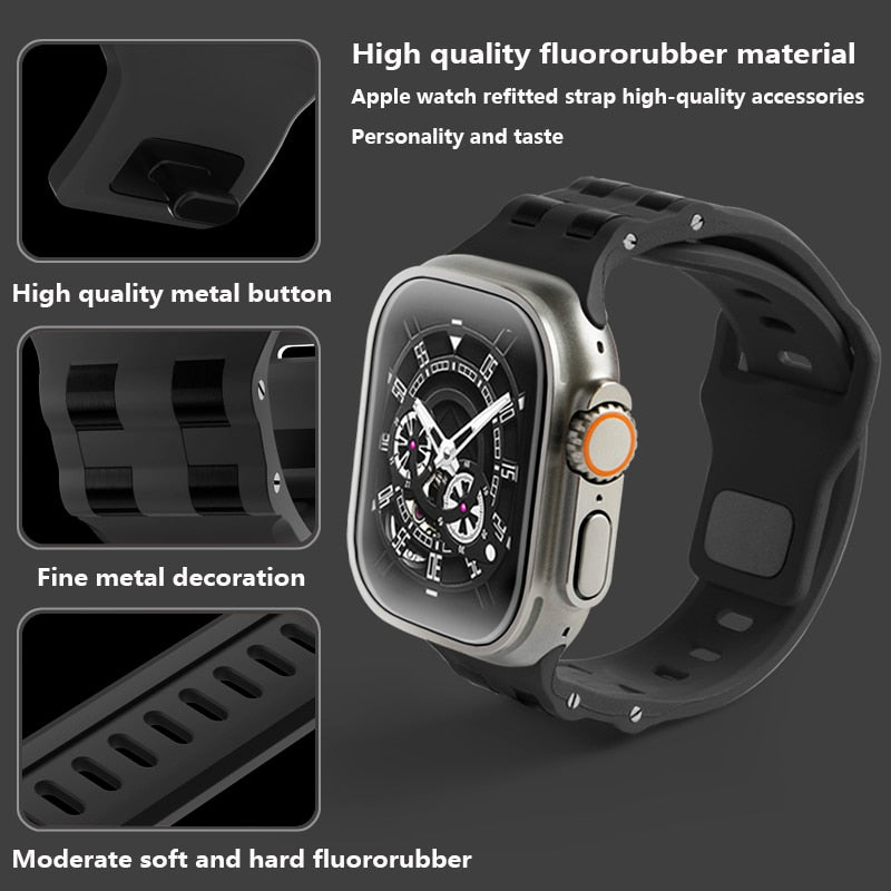 Fluorine Rubber Apple Watch Strap