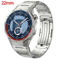 22mm Luxury Stainless Steel Strap for Huawei Watch GT 5 Pro 46mm Smart Watch Band Correas for Huawei GT5 46mm GT4 Men Bracelet