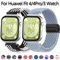 Nylon Braided Loop Strap for Huawei Watch Fit 4/4Pro Magnetic Adjustable Comfortable Band for Huawei Fit3 Bracelet Wristband
