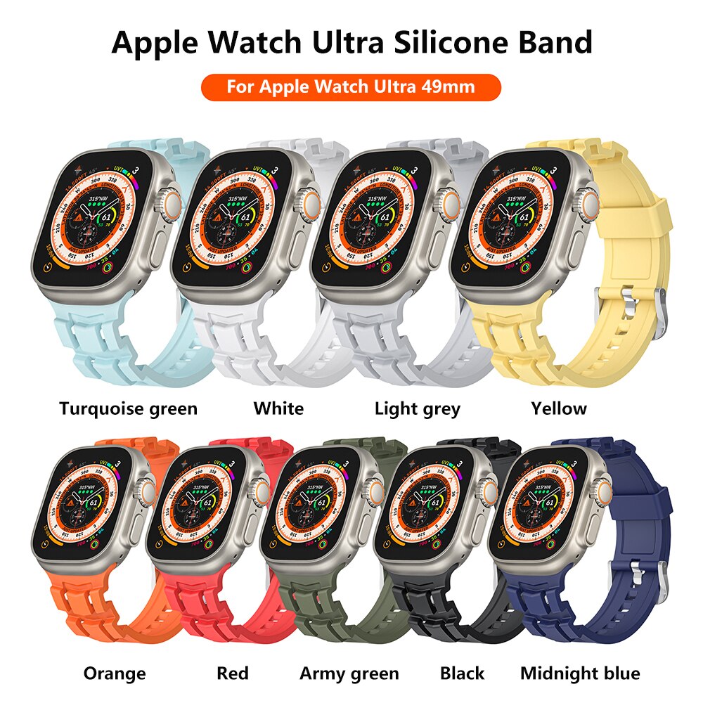 Silicone Strap Band for Apple Watch Band/Strap.