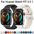 Silicone Strap For Huawei Watch Fit 4/4Pro Bracelet Correas Breathable Watchband for Huawei Watch Fit3/2/1 Band Soft Wristband