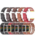 Fitbit Charge 5 6 Leather Strap - Stylish and Breathable