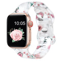 Apple Watch Silicone Strap - Floral Design - Soft and Comfortable