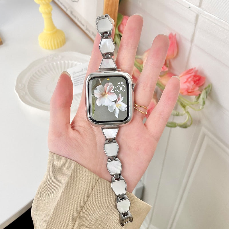Shell Matel Apple Watch Strap