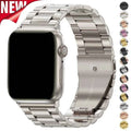 Stainless Steel Strap for Apple Watch S10 46mm 42mm Ultra 2 49mm 45mm 41mm 44mm Metal Band for IWatch Series 10 9 8 7 SE 6 5 4 3