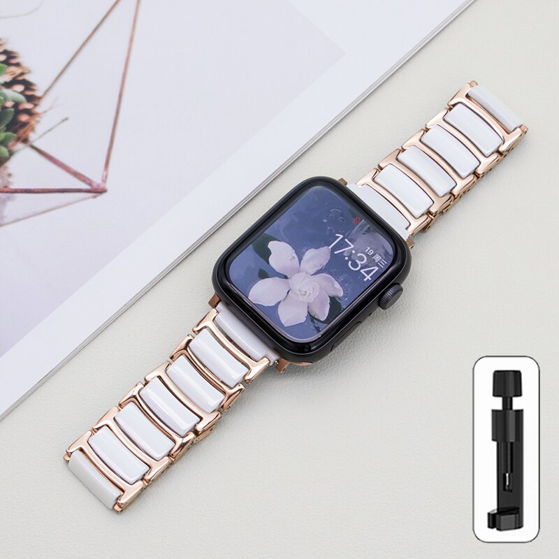 Apple Watch Ceramics+Steel Bracelet/Band