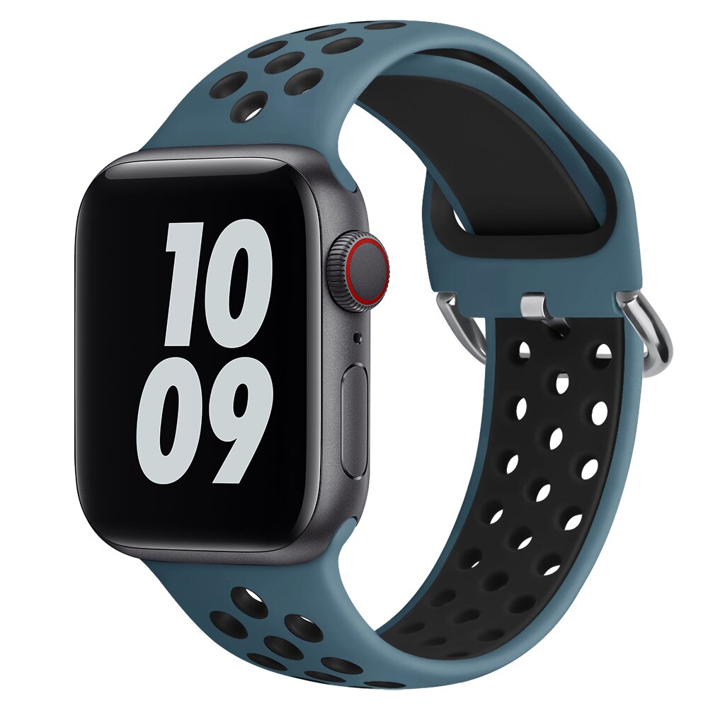Silicone Strap Breathable Sport Bracelet Apple Watch