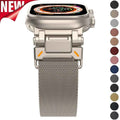 Milanese Loop Magnetic Strap for Apple Watch Band Ultra 3 2 49mm Series 11 10 46mm 45mm 44mm Metal Bracelet IWatch 9 8 7 6 5 4