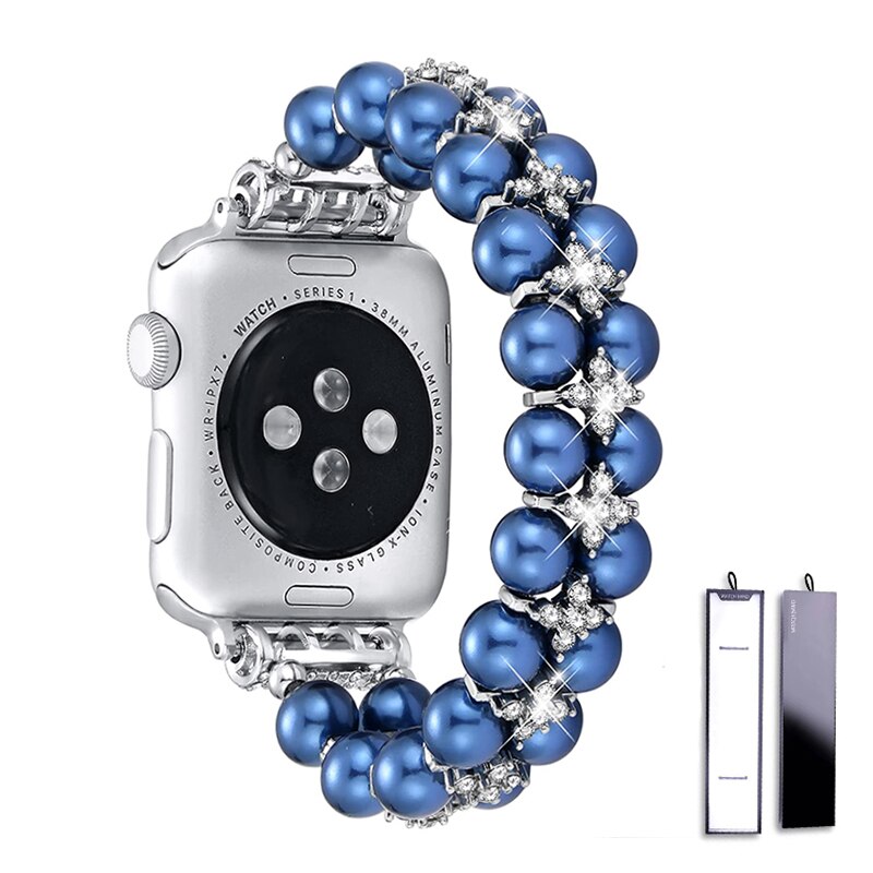 Pearl Strap for Apple Watch Band Series 10/9/8/7/6/5/4/ SE / Ultra 8 1/2