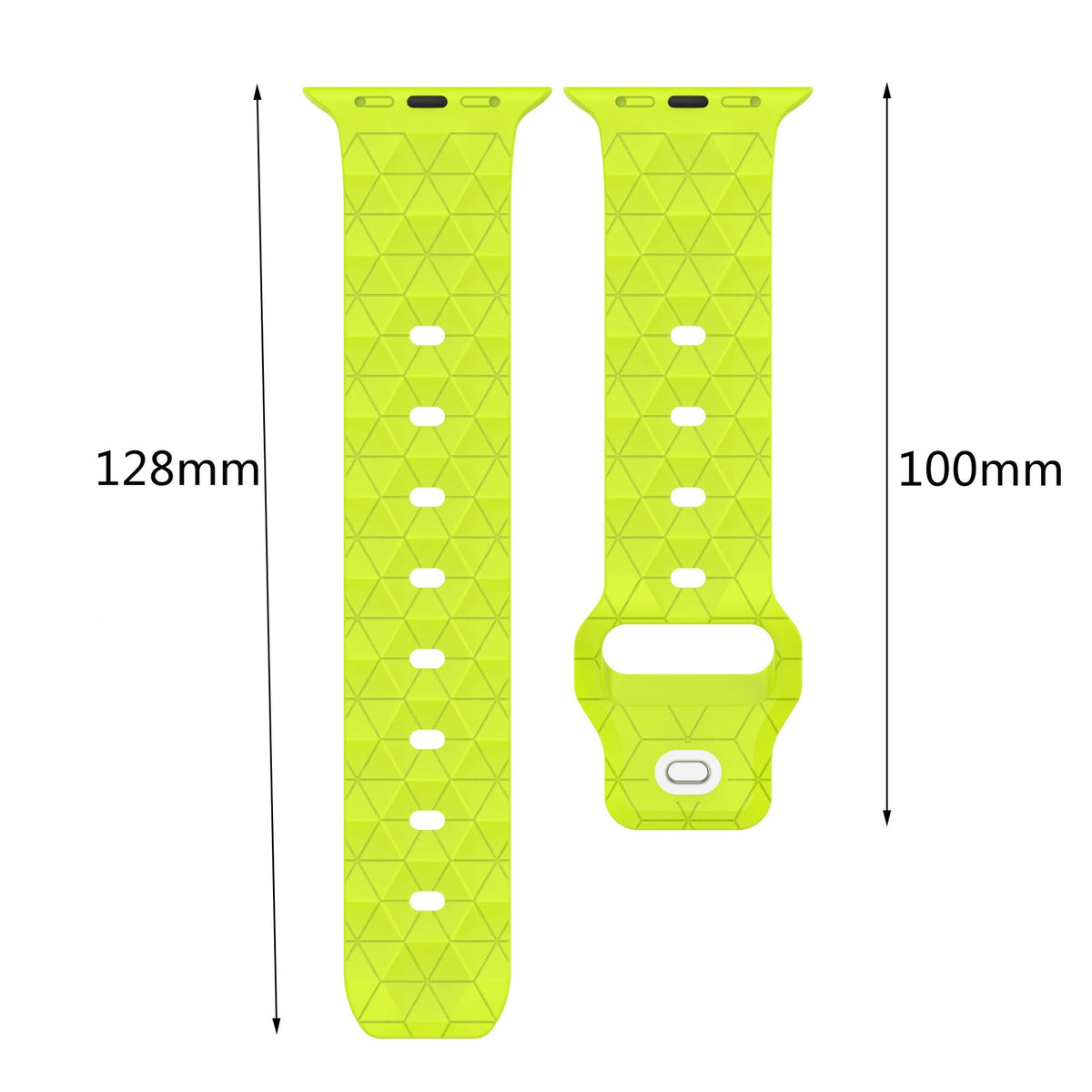 Silicon Apple Watch Band Series 10/9/8/7/6/5/4/ SE / Ultra 8 1/2