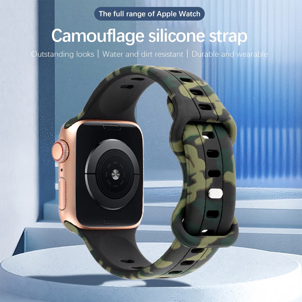 Silicone Strap For Apple Watch Ultra  Bracelet/Strap