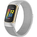 Fitbit Charge 5 6 Stainless Steel Magnetic Band - Stylish Durable