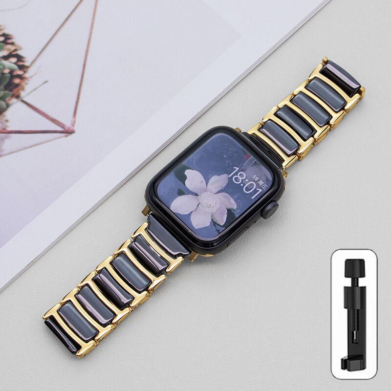 Apple Watch Ceramics+Steel Bracelet/Band