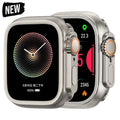 Metal Alloy Case for Apple Watch Series 10 46mm 9 8 7 45mm Change To Ultra2 49mm Protective Shell for IWatch 6 5 4 SE 44mm Cover