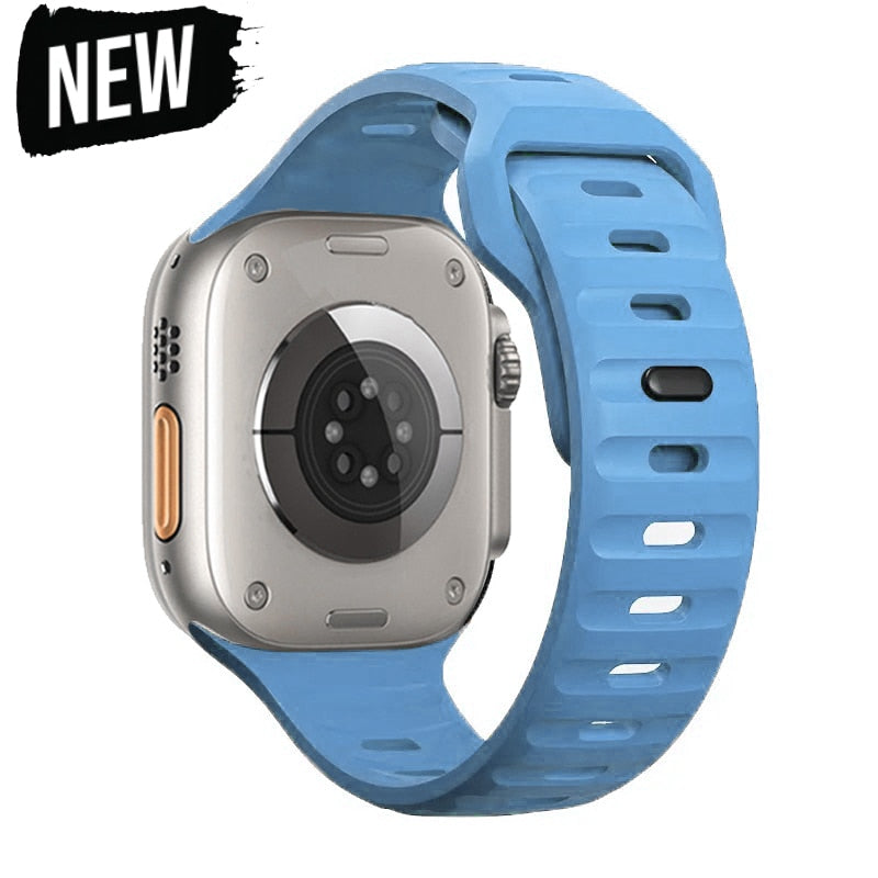 Bracelet sport en silicone Apple Watch