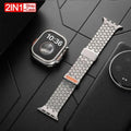 Metal Case+Magnetic Strap for Apple Watch Ultra 3 2 49mm Series 11 10 46mm 45mm 44mm Band Alloy Protector Cover Iwatch 9 8 7 6 5