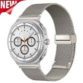 Mesh Magnetic Strap for Samsung Galaxy Watch 8 40mm 44mm 8Classic 46mm Stainless Steel Band for Galaxy Watch Ultra 47mm Bracelet