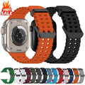 Ocean Silicone Strap for Apple Watch Band Ultra 2 49mm Series 10 46mm 45mm 44mm 42mm Sport Bracelet for IWatch 9 8 7 6 SE 5 4 3