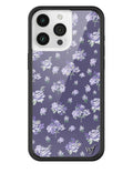 Sugar Plum Floral iPhone Case - Arleathercraft iPhone 15 Pro Max