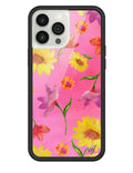 Sunflower Spring Floral iPhone Case - Arleathercraft iPhone 13 Pro Max