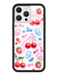 Sweet Cherries iPhone Case - Arleathercraft iPhone 16 Pro Max