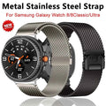 Milanese Stainless Steel Band for Samsung Galaxy Watch 8 40mm 44mm 8Classic 46mm Strap for Galaxy Ultra 2025 47mm Metal Bracelet