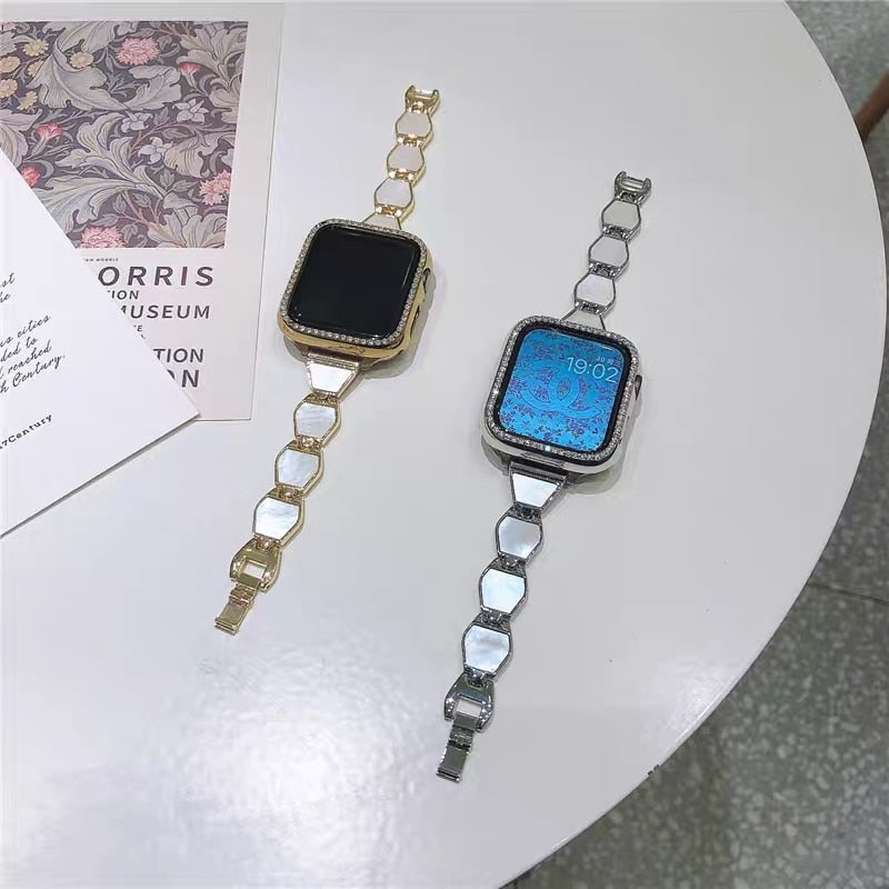 Shell Matel Apple Watch Strap