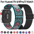 Elastic Nylon Loop Watch Band For Huawei Watch Fit 4/3/2 Strap Replacement Wristband For Huawei Fit4Pro Bracelet Accessories