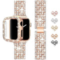 Apple Watch Bedazzled Stainless Steel Strap - Elegant Design