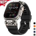 Silicone Band for Apple Watch Ultra 3/2/1 49mm Series 11 10 46mm 45mm 44mm 42mm Sports Strap for IWatch 9 8 7 6 SE3 5 4 Bracelet