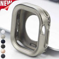 Case for Apple Watch Ultra 2 49mm 45mm 44mm 41mm 40mm Aluminium Titanium Alloy Bezel TPU Protective Cover Iwatch 9 8 7 6 SE 5 4